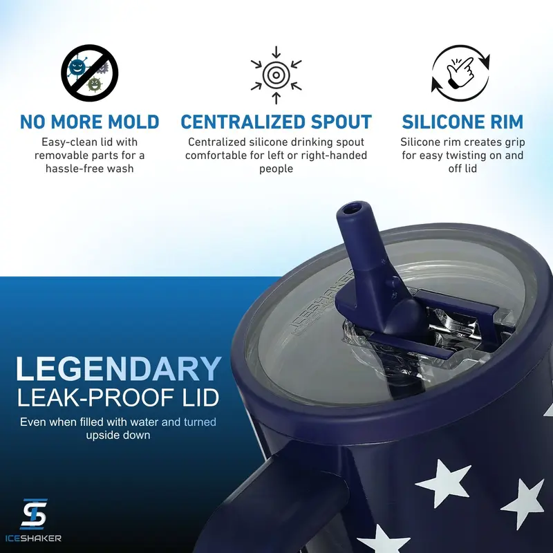 Ice Shaker Legend Series Stainless Steel Shaker Bottles Ice Shaker Legend Series Stainless Steel Shaker Bottles