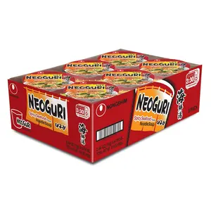 Nongshim Ramen Noodles, Gourmet Instant cup, Premium Microwavable Noodle Soup, Neoguri Spicy Seafood, 2.64 Ounce (Pack of 6)
