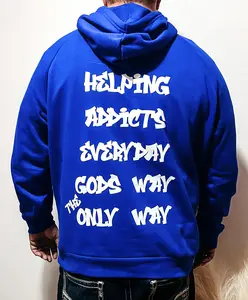 HELPING ADDICTS EVERYDAY, GODS WAY THE ONLY WAY HOODIE