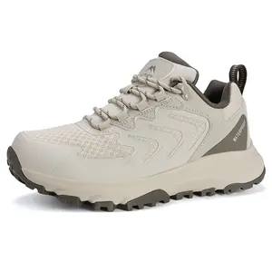 OUTJET Women's Waterproof Hiking Boots 【Composite toe】 All-Terrain shoes Lightweight Comfortable Breathable for Work All Day Outdoor Trekking Ankle Boots Hiking Boot Safety Outdoor Shoes Rubber Outsole Durability Worker Boots