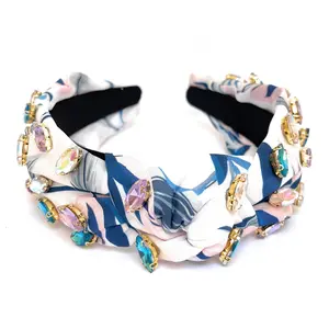 Grace Jeweled Knotted Headband