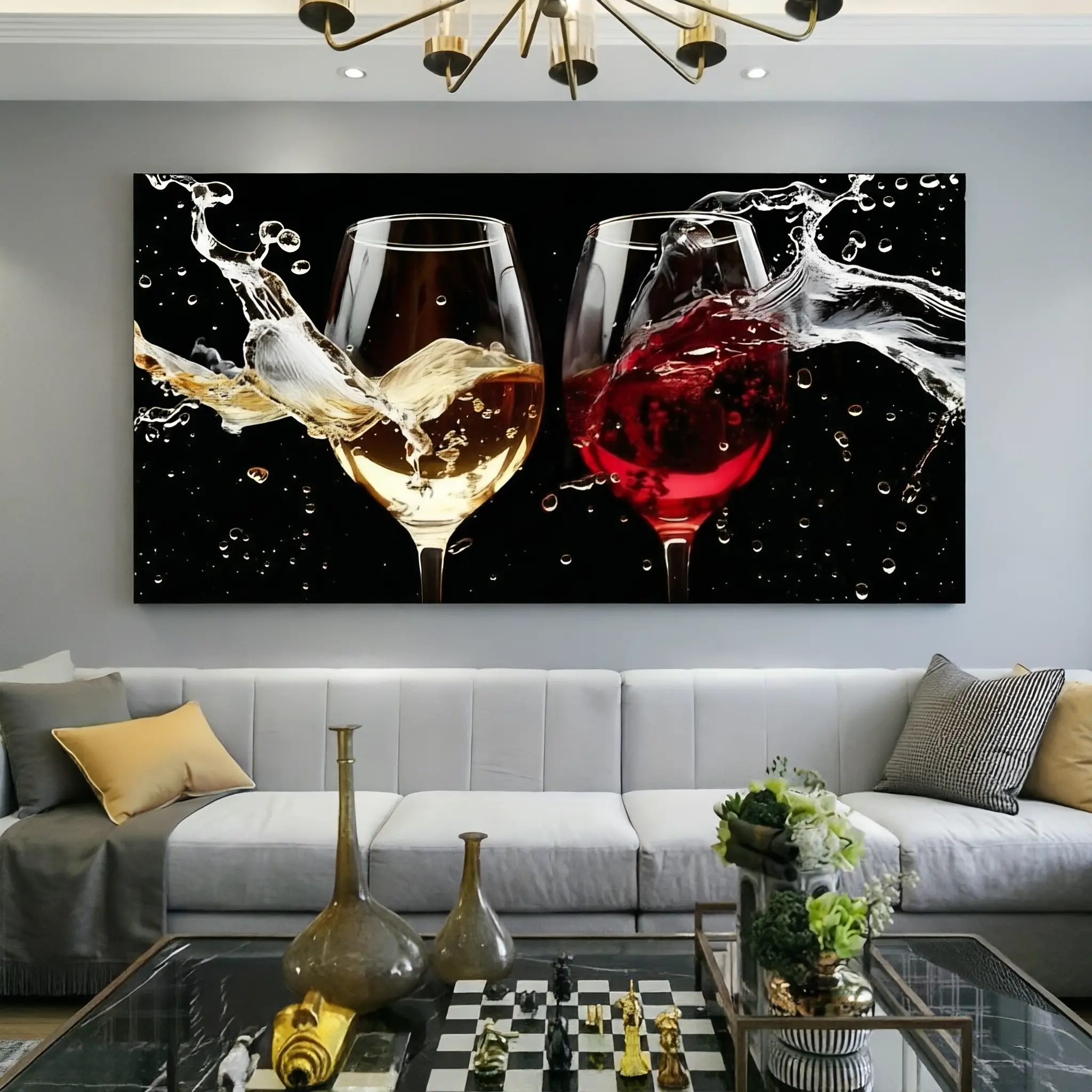canvas wall DecorTree of Life 2D 30x60inch.Canvas Wall Art - Rock Texture Visual Effect Painting, Modern Living Room Decor Ornaments Decoration Artistic Room Photo Print
