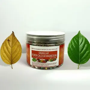 Granular Boron Calcium Magnesium Trace Element Fertilizer 200g for Universal Plant Care, Slow-Release and Water-Soluble Nutrition for Fruits Vegetables Crops and Agriculture, Improves Growth Yield and Soil Health