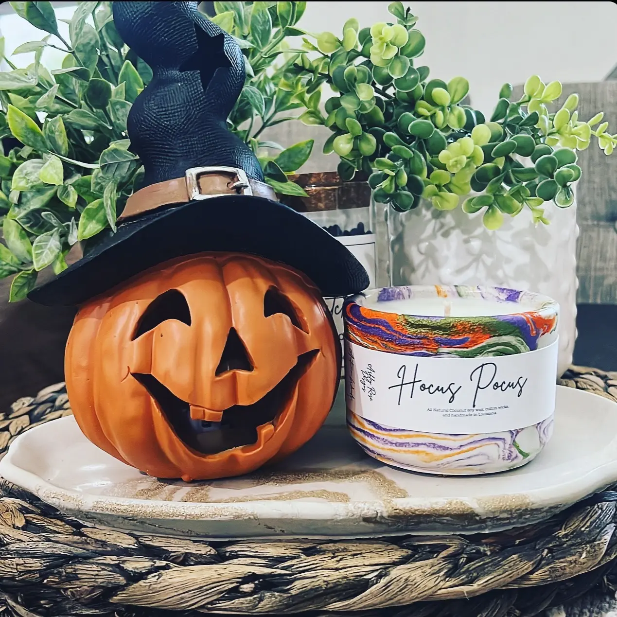 Halloween concrete candle Decor Decoration (LIMITED EDITION )
