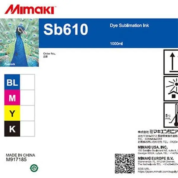 Mimaki Sb610 Dye sublimation ink 1 LT  Bottle