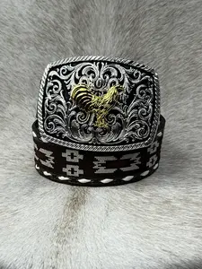 BUCKLE - Gallo de Oro Rameado