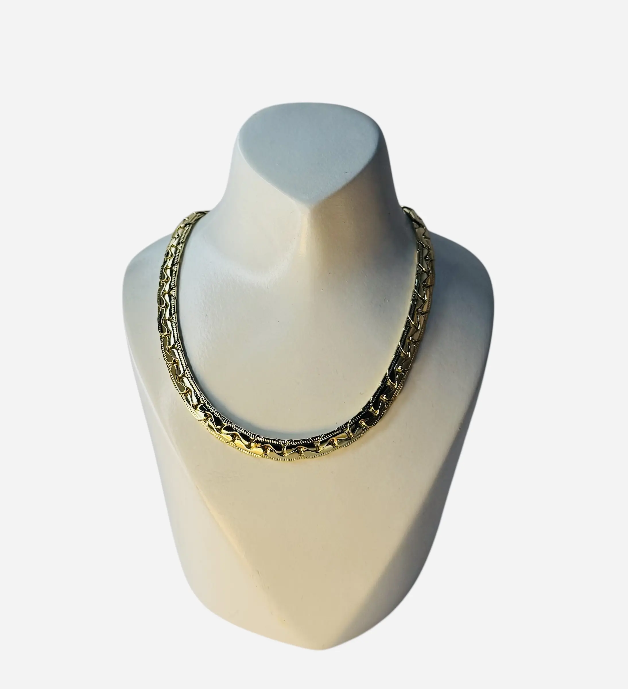 Cleopatra Style Chain Necklace for Women Timeless Elegance 17 Inch Gold Laminated Versatile & Stylish Sophisticated Classic Design Jewelry Accessories Jewelry Gifts, Chain Accessory Necklaces, Layered Necklaces