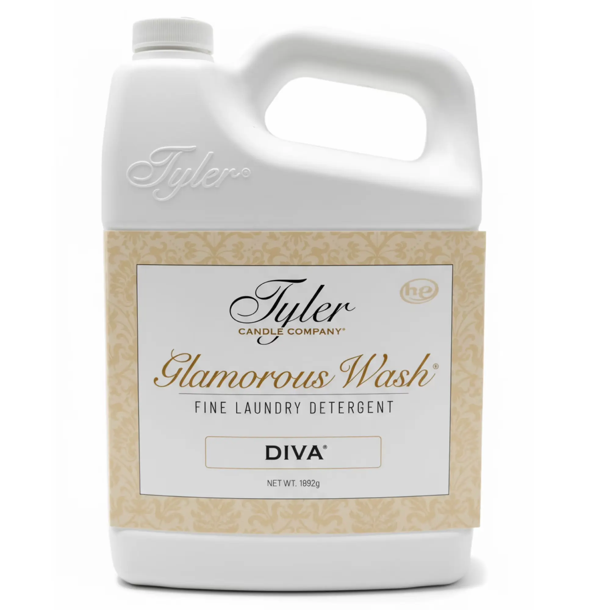 Tyler Candle Diva Glamorous Wash Liquid Laundry Detergent, 24 Loads, 64 fl oz Detergent Powder