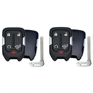 X2 New Smart Remote Key Shells, Compatible with Chevrolet Silverado 2019–2020 - 13529632, HYQ1EA