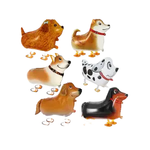 Walking Dog Helium Foil Balloon