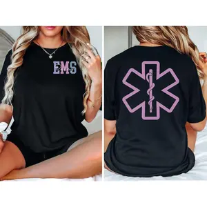 Personalized EMS Shirt, Custom EMS Shirts, Paramedic T-Shirt, EMS Nurse Gift, Emergency Medical Services Shirts