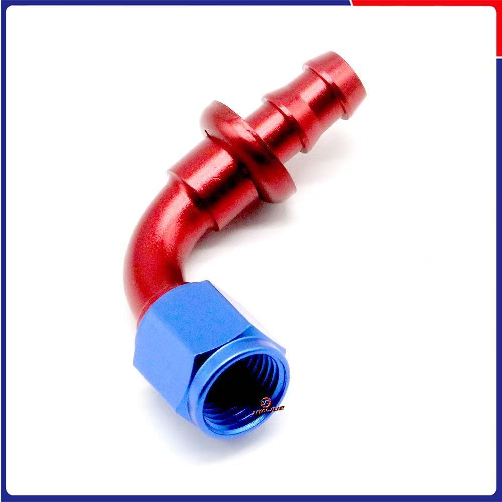 Car oil cooling hose connector, inverted oil hose connector 45-degree  AN tower connector