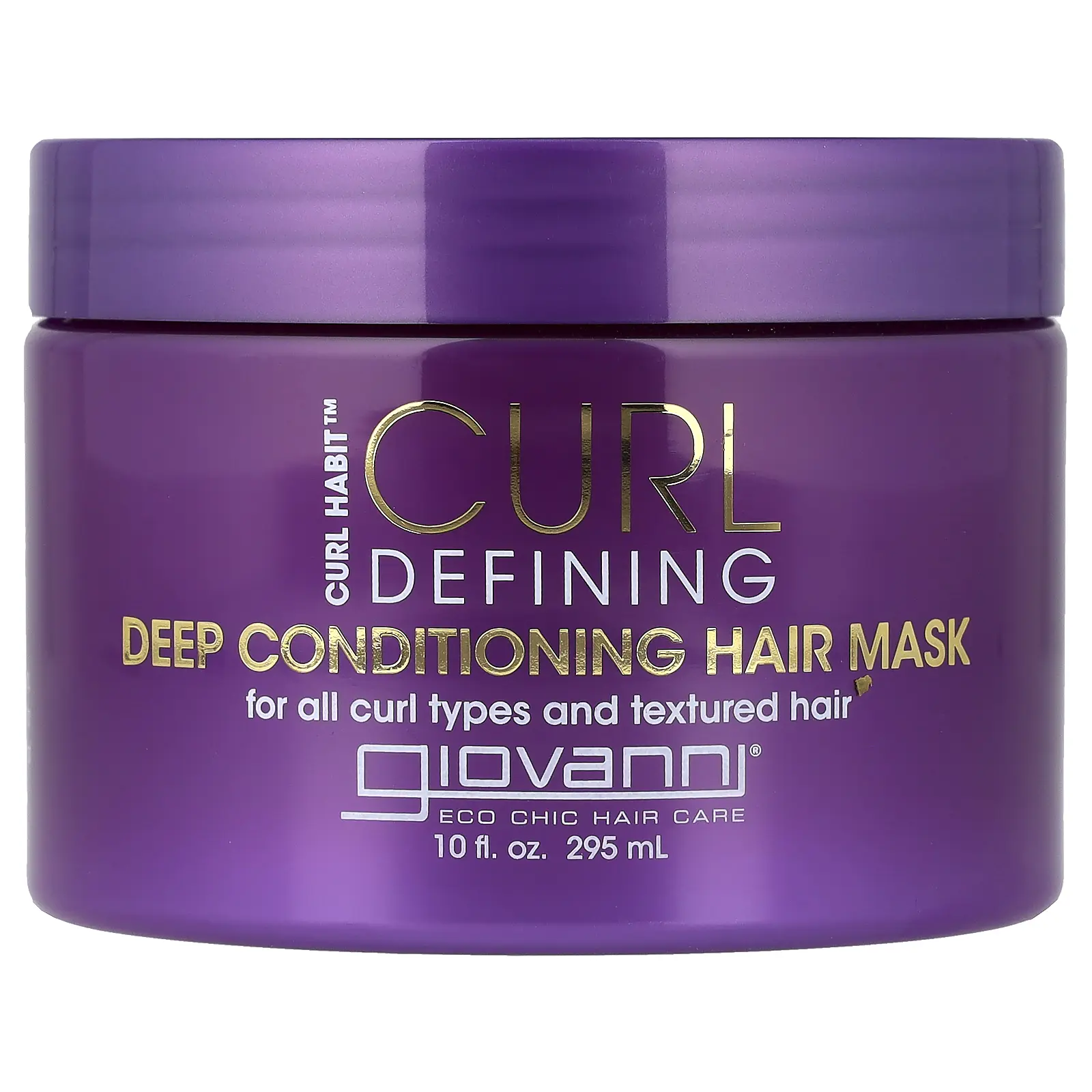 Giovanni Curl Habit™, Curl Defining Deep Conditioning Hair Mask, For All Curl Types and Textured Hair, 10 fl oz (295 ml)
