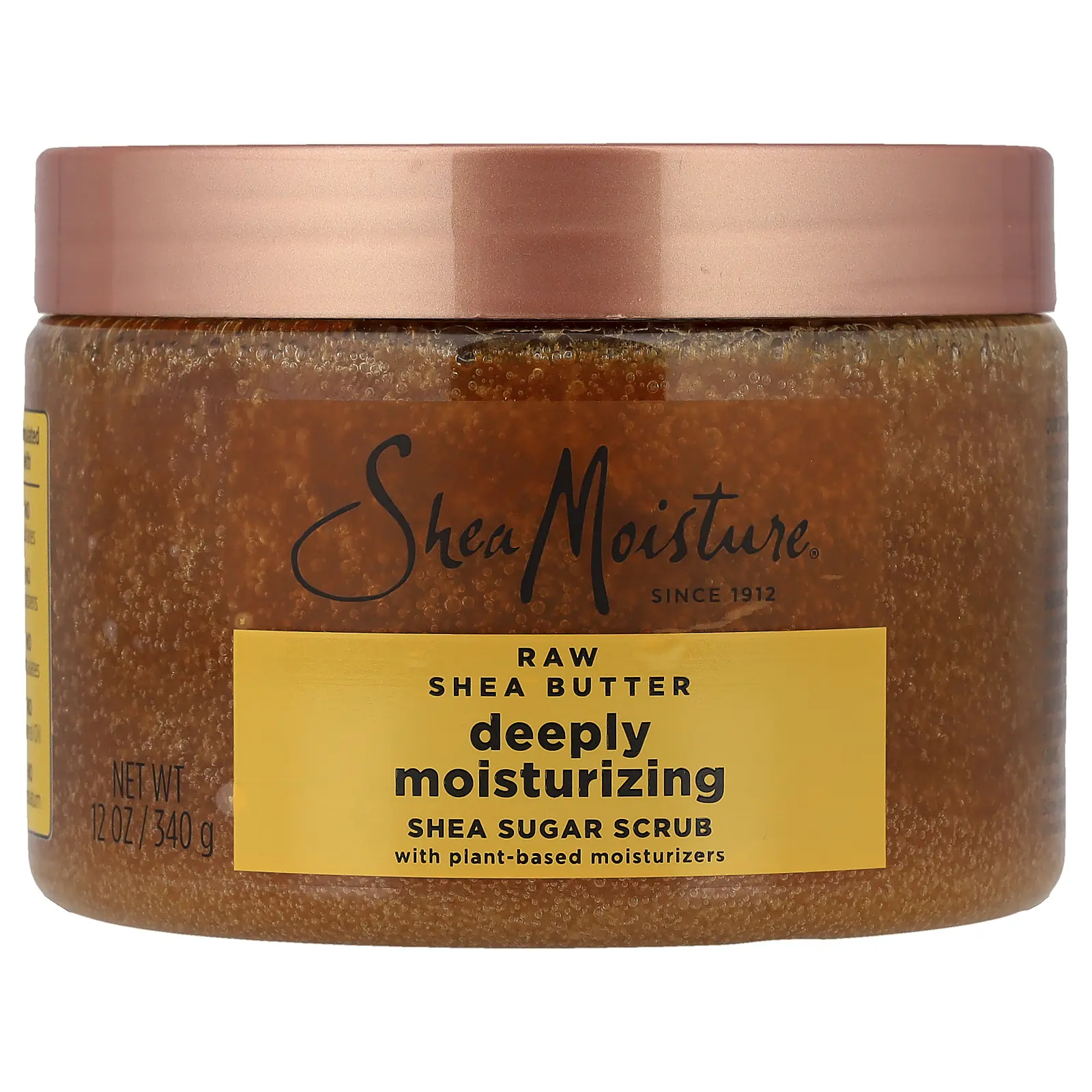 SheaMoisture Shea Sugar Scrub, Deeply Moisturizing, Raw Shea Butter, 12 oz (340 g)