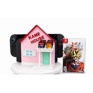Kame House Nintendo Switch Game Holder & Dock Organizer | Cute Gamers Setup Storage | Holds Game Cartridges