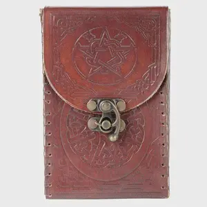 Pentagram Tarot Card Leather Holder