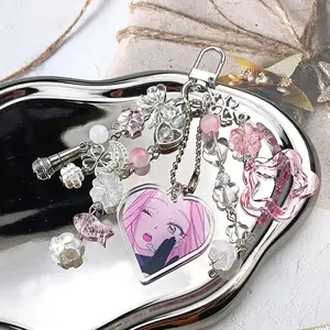 Anime Alien Atage Mizi and Sua Matching Keychains Cosplay Accesseries Gifts