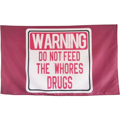 Humor Graphic Synthetic Polyester-Linen-Cotton Lightweight Tapestry - 60x40in Home Supplies Wall Art, Hand-Washable Decor for Teen Guys’ College Dorm, Table & Man Cave Hanging Flag