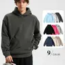Men's Hoodie Cotton Blend Long Sleeve Pullover Regular Fit Soft Breathable Fabric Durable Everyday  Machine Washable Casual Outdoor Urban Street