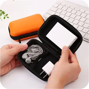 Portable Travel Cable Organizer Bag, Double-Layer for Storage of Electronic Accessories such as Cables, Chargers, Phones, and Headphones
