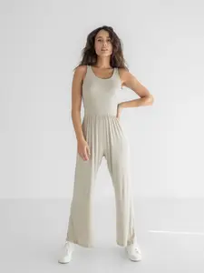 Hana Jumpsuit 2.0, Ribbed Oatmeal