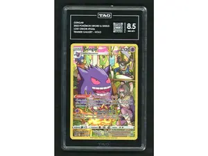 2022 Pokémon Sword & Shield #TG06 Gengar Trainer Gallery Holo TAG 8.5 NM-MT+