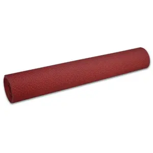 212 MAIN 5mm Soft Foam Lightweight Standard-Size Red Yoga Mat, Yoga Mat for Beginners, Ideal for Pilates