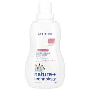ATTITUDE Laundry Detergent, Pink Grapefruit, 35.2 fl oz (1.04 l)