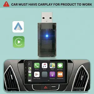 OTTOCAST New Wireless Apple CarPlay Adapter for Factory Wired Cars from 2016 Onwards - 2-in-1 Wireless CarPlay & Android Auto Adapter Easier Connectivity Compatibility Stable, Faster, Automotive