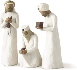 Willow Tree The Three Wisemen, Sculpted Hand-Painted Nativity Figures, 3-Piece