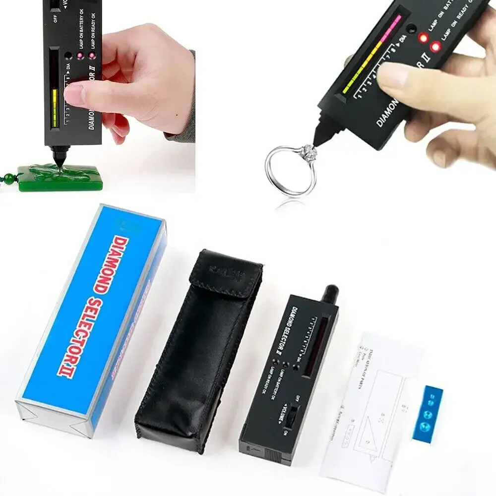 High Accuracy Professional Jeweler Diamond Tester Pen Jewelry Diamond Selector For Novice and Expert High Accuracy Professional Jeweler Diamond Tester Pen Jewelry Diamond Selector For Novice and Expert