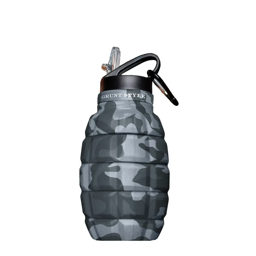 Grunt Style Camo Hydro Blast: Collapsible Bottle