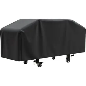 Griddle Cover for Blackstone 36 Inch Griddle and More 4-Burner Flap Top Grills - Waterproof, Lightweight - Click-Close Straps - Black