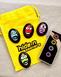 HideNSeekers Remote-Control Hide & Seek Game for All Ages, Indoor & Outdoor, Fun Family Activity Includes Remote 4 Receivers & Carry Bag