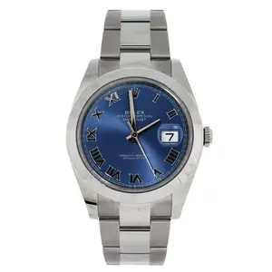 Pre-owned Rolex Oyster Perpetual Datejust Automatic Watch Stainless Steel 41 by Rebag