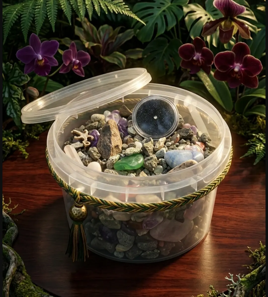 20oz Diamond Hunter Bucket! Guaranteed Diamond in every Bucket ! Arkansas Crater of Diamonds State Park Gravels