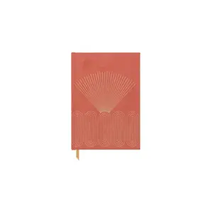 Designworks Ink Radiant Journal - Bright Terracotta Radiant Rays