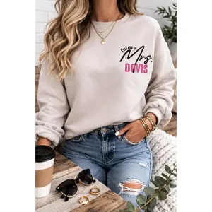 Future Mrs. Custom Embroidered Personalized Engagement Gift