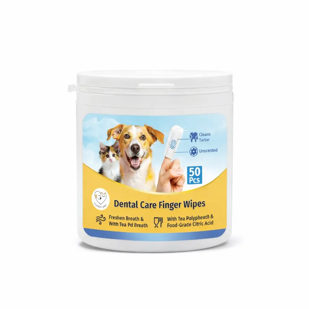 Cassiel-Pet Dental Finger Wipes teeth cleaning dental finger teeth wipes