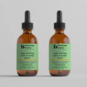 Beaucoup Beauty's Now and Later Bundle: Natural Haircare, all-Natural, hair growth Oil, hair regrowth, microbiome-friendly, microbiome Haircare, alma Oil, rosemary Oil, aloe vera, hair growth, hair Oil for hair growth, Ayurvedic herbs for hair growth