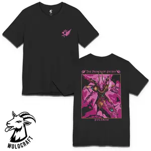 Fulgrim T-Shirt "The Prince of Excess", Warhammer 40K Chaos Primarch Tee, Emperor’s Children Graphic Shirt, Unisex Warhammer Apparel, Slaanesh Fan Gift