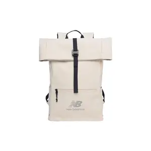 New Balance Unisex Fabric Backpack for Casual and Sports Use in Beige Color