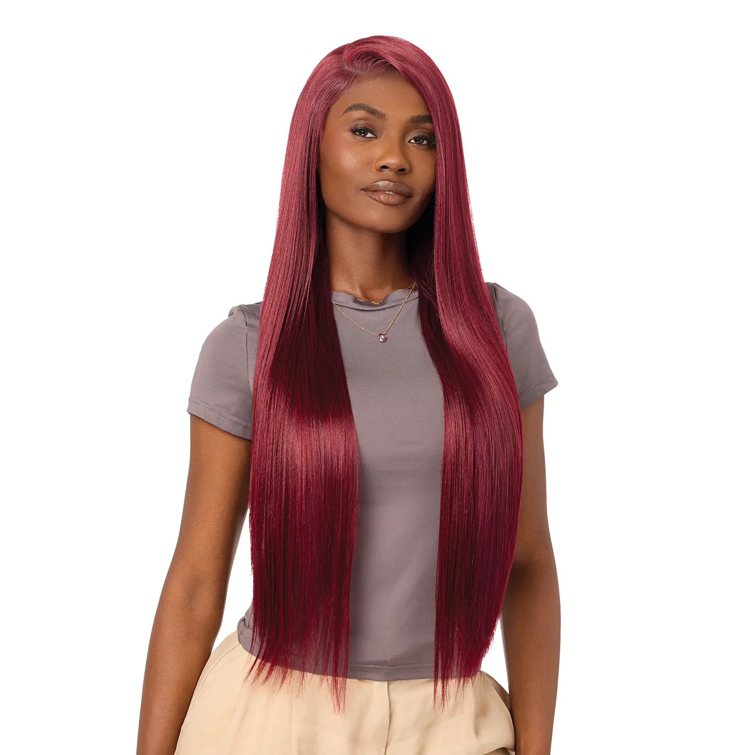Outre HD Lace Frontal Wig Perfect Hairline OnVybes Glueless Fully Hand-Tied 13X6 Lace Wig OnVybe 5