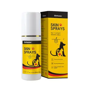 Hot Spot Spray for Dogs, Itch Relief Spray & Hot Spot Treatment for Dogs, Helps Alleviate Allergies Dry Itchy Skin, Wound Care Spray for All Animals, 3.38oz