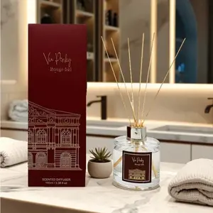 100ML Rouge 540 Home Fragrance, Scented Reed Diffuser Essential Oil, Scented Diffuser Oils, Ideal for Bedroom Living Room Bathroom Kitchen Office, Uplifting Aroma by Via Pinky