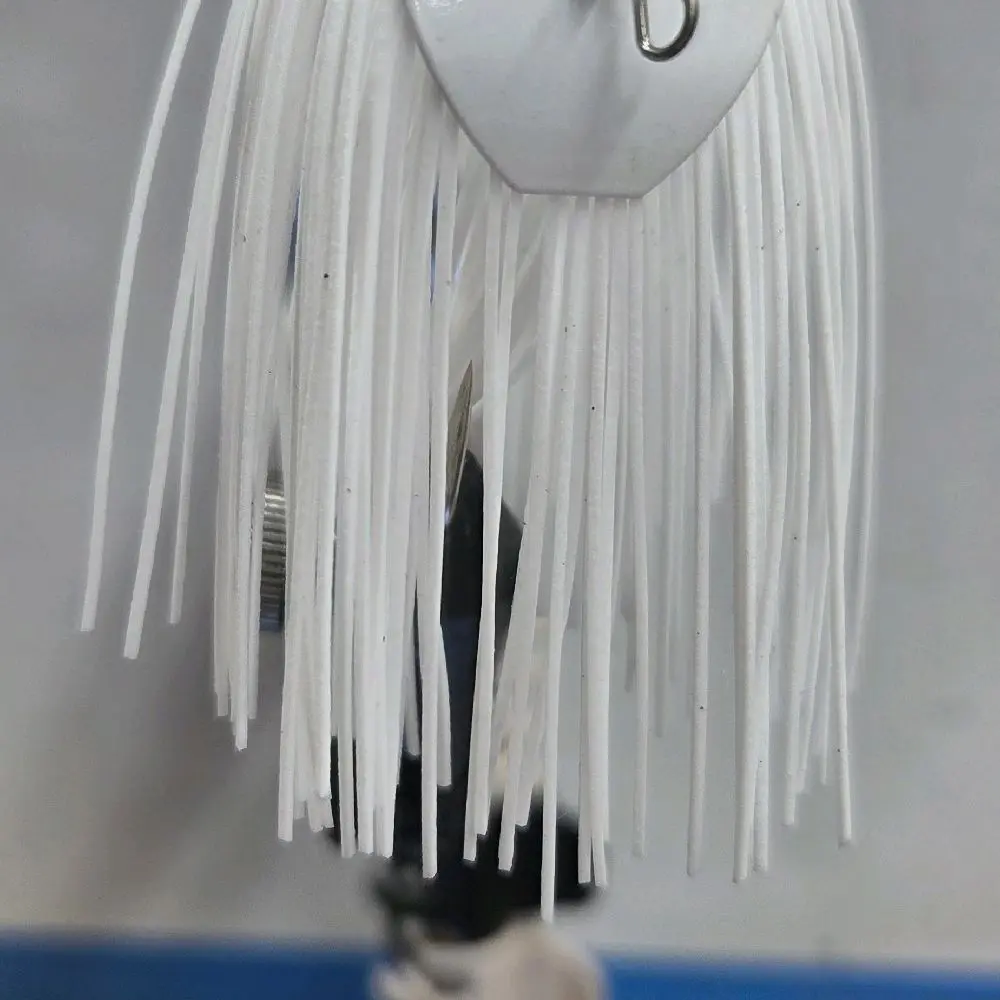 #FB0080 Football Bladed Bass Jig in White