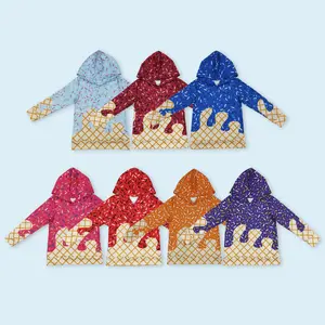 Kids boy long sleeve ice cream hoodie top