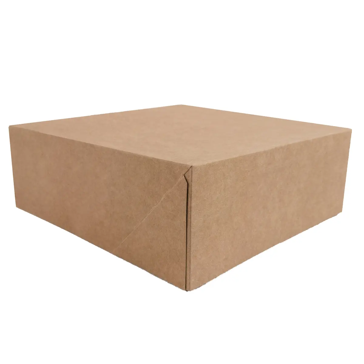 Packnwood 209BP208BR2 Rectangular Kraft Paper Small Capacity Pastry Box, 3.15x7.87x7.87 in.