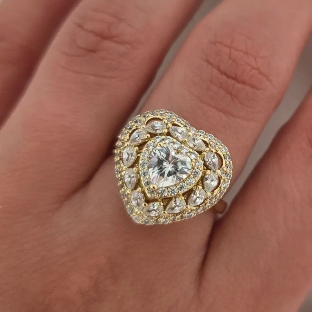 anillo gold plated