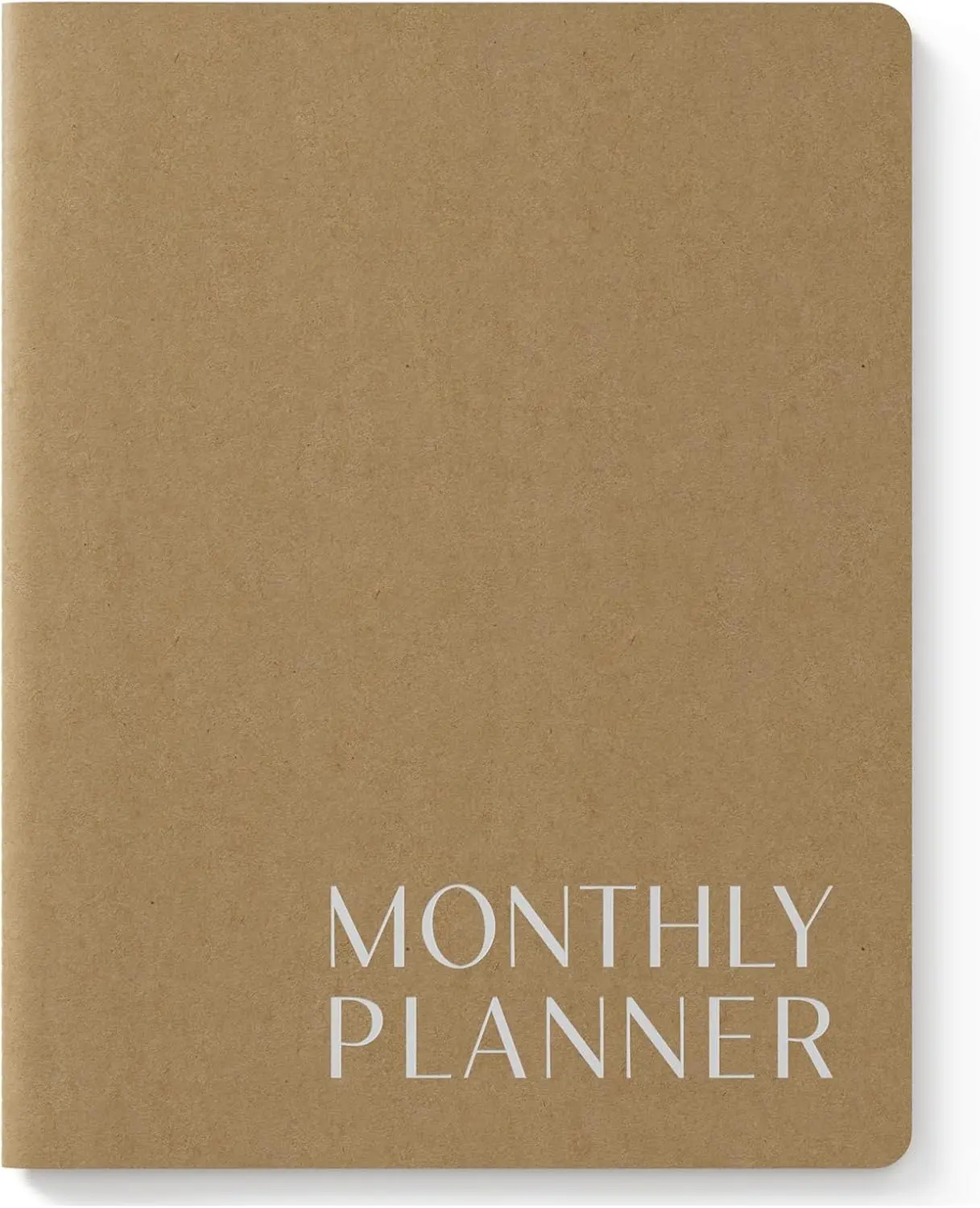Jotsome 2026-2027 18-Month Monthly Planner, 8.5in x 11in Stitched Binding Kraft Paper Soft Cover, July 2026-Dec 2027, Ruled Blocks, Holiday Marking, Contact Pages, Smooth Writing Experiences, for Home Use